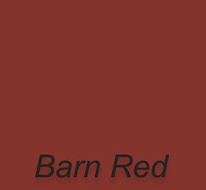 A red background with the words barn red written on it.