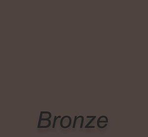 A close up of a brown background with the word bronze written on it.