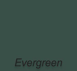 A green background with the word evergreen written on it.