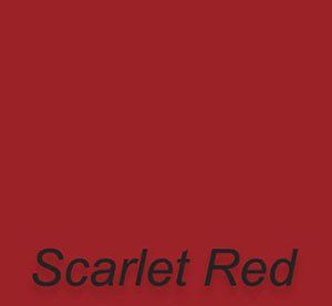 A red background with the words scarlet red written on it.