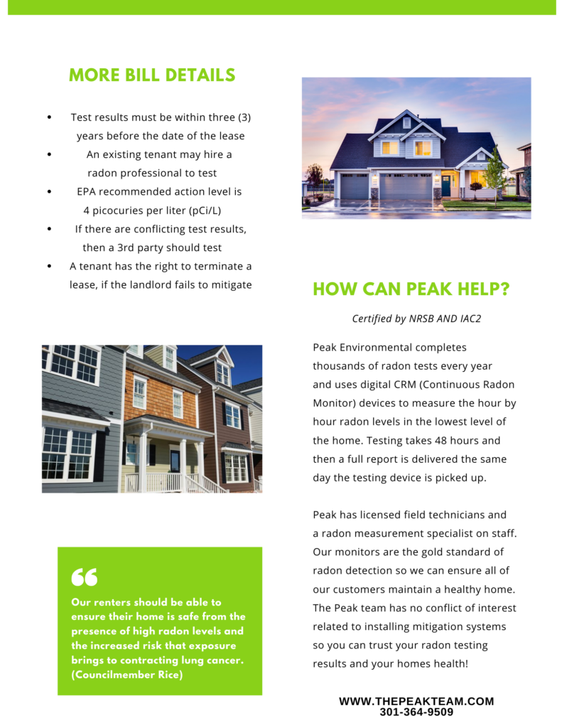 Radon testing for home safety