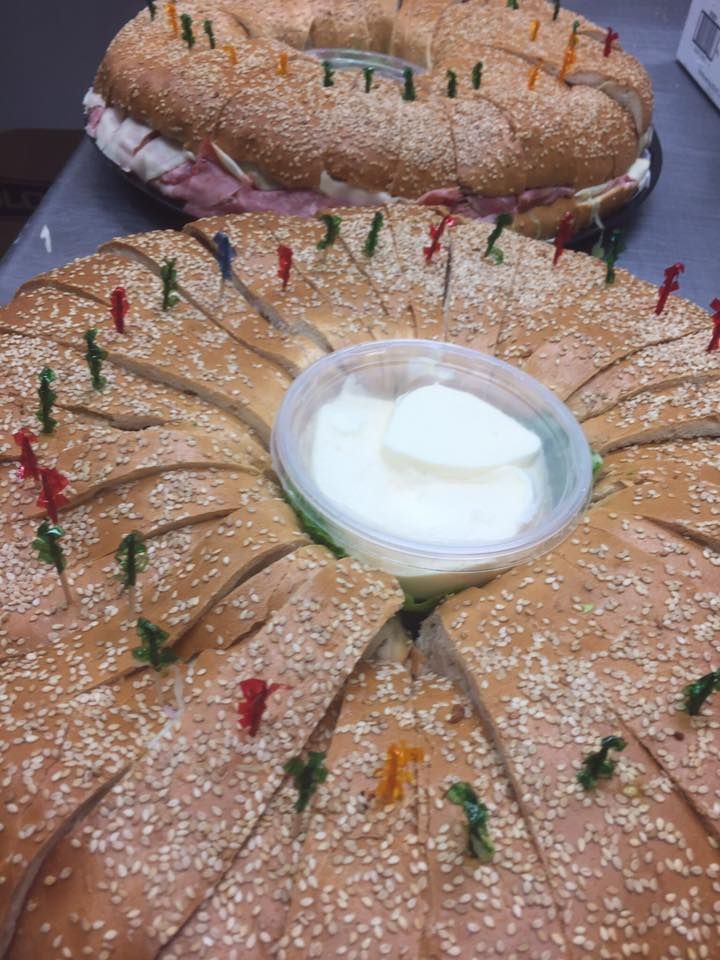 A Bunch Of Special Sandwiches With Sauce In The Middle - Mahopac, NY - Our Town Bagels & Bakery