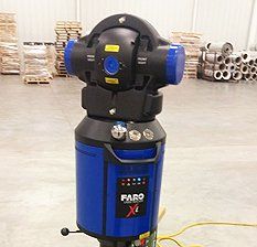 Technology using 3-D metrology with Faro Laser Tracker
