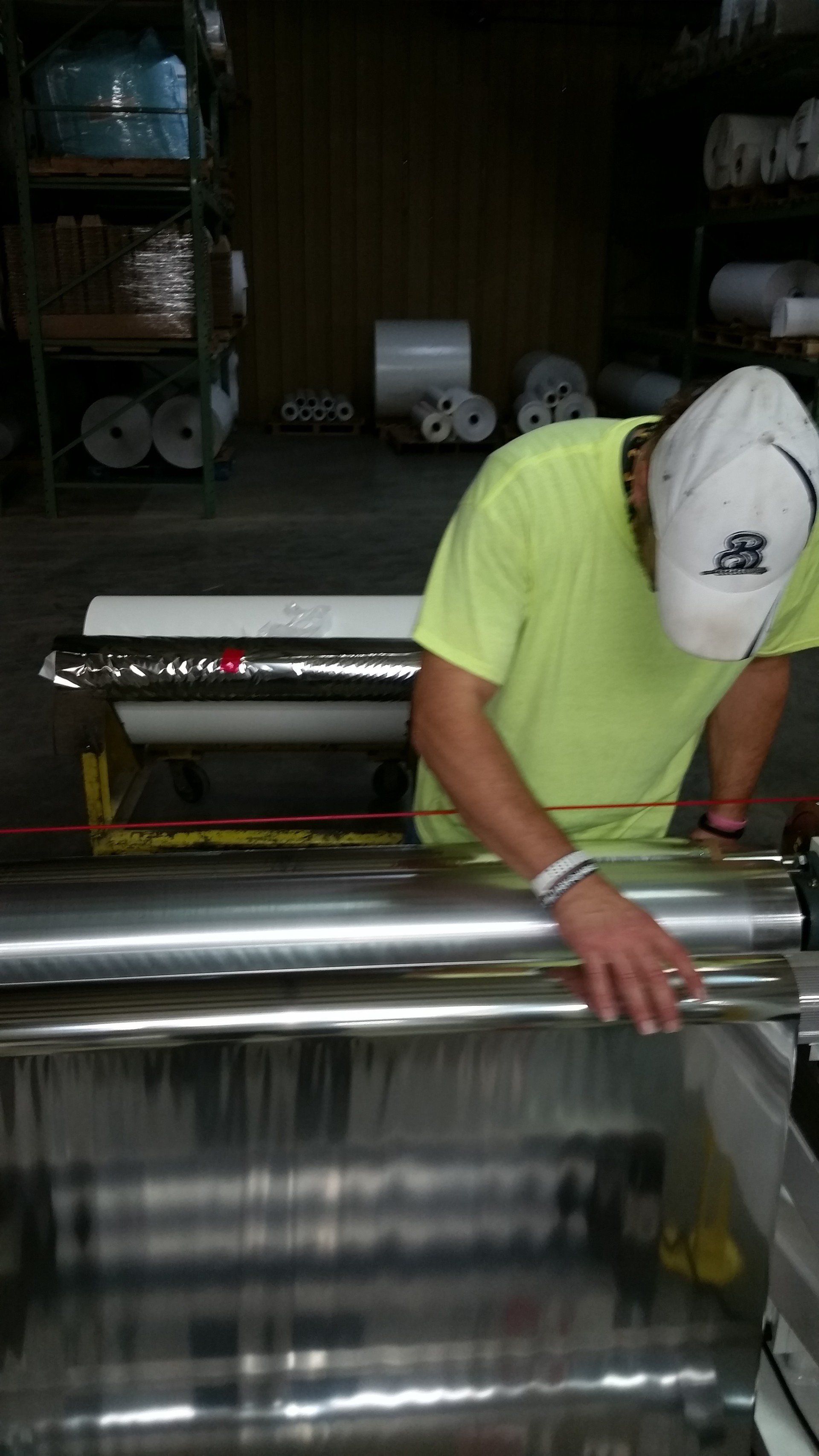 Machines Serviced using optical alignments