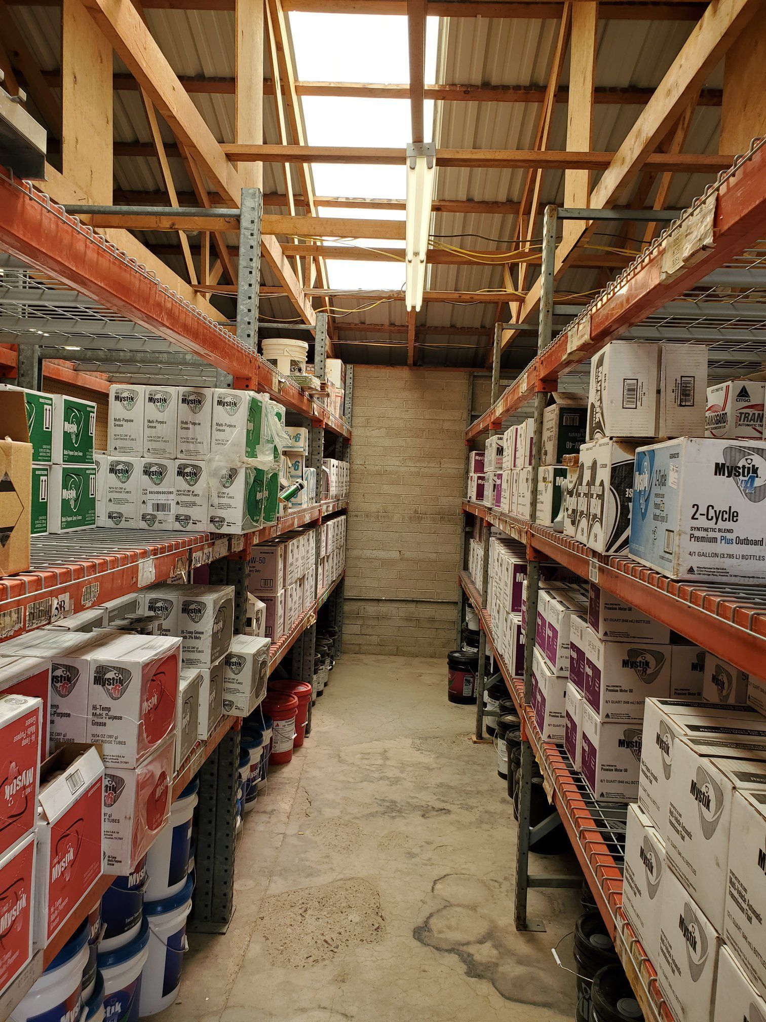 a warehouse filled with lots of boxes and shelves