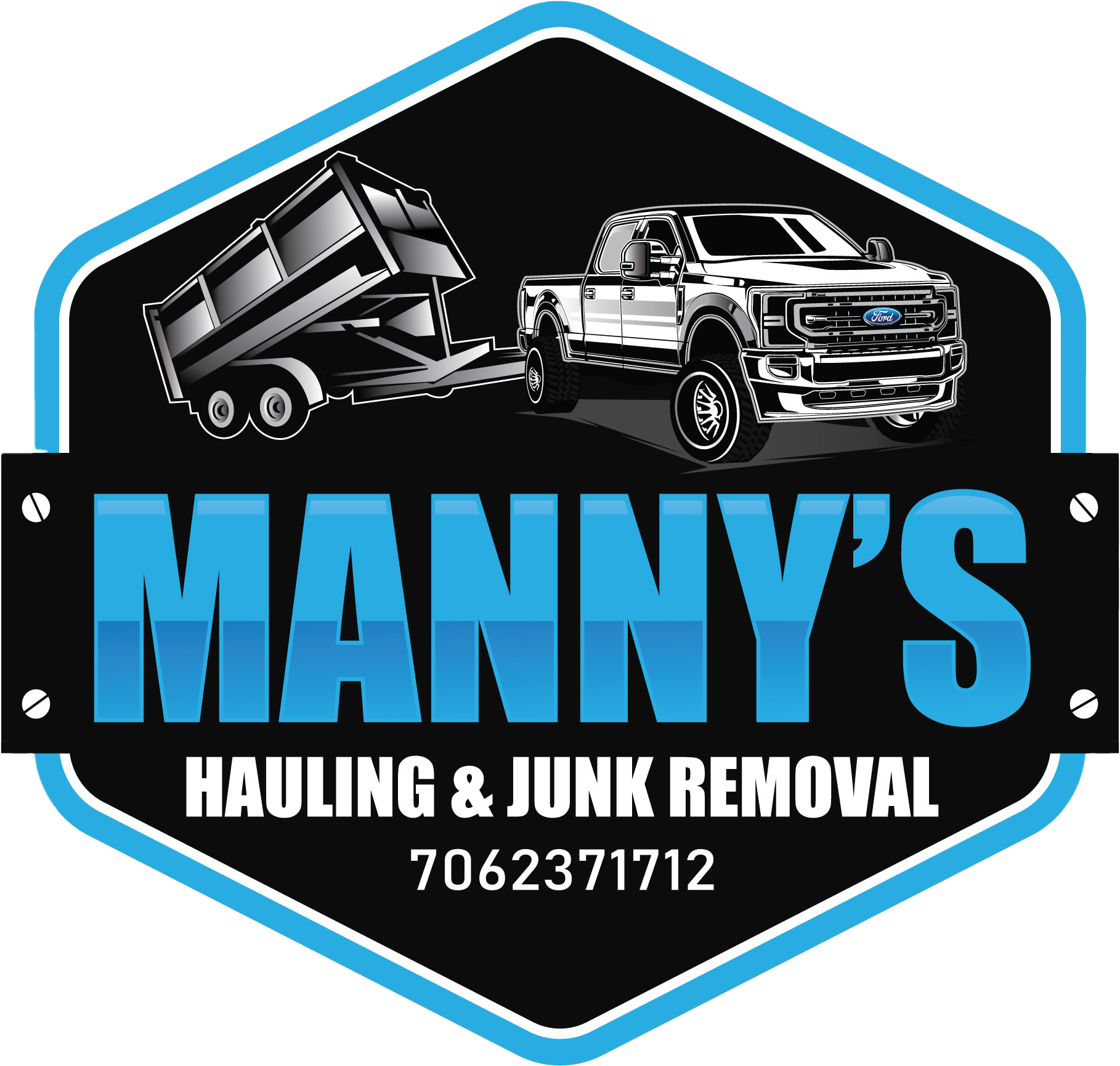 Manny's Junk Removal Logo