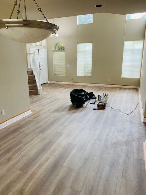 great room with luxury vinyl plank floor otay mesa CA