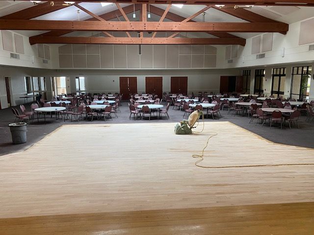 dance floor sand refinish wood floor otay mesa ca