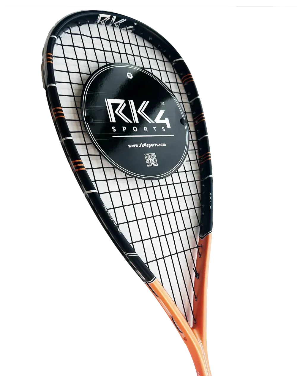 Two bronze squash rackets with black strings, white grips, and brand name