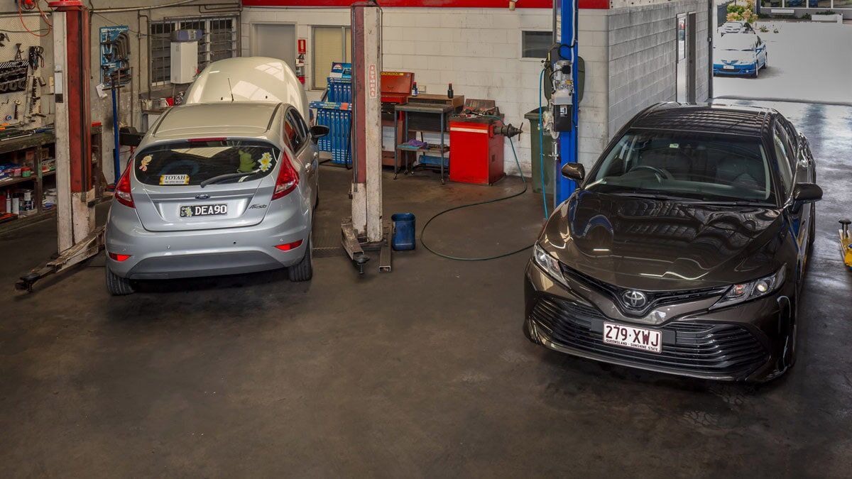 Repairing a car — Mechanic in Cairns QLD