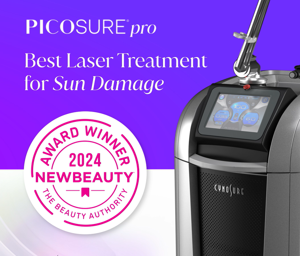 A picture of a picosure pro laser treatment for sun damage