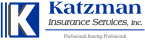 Logo for Katzman Insurance Services Features a blue