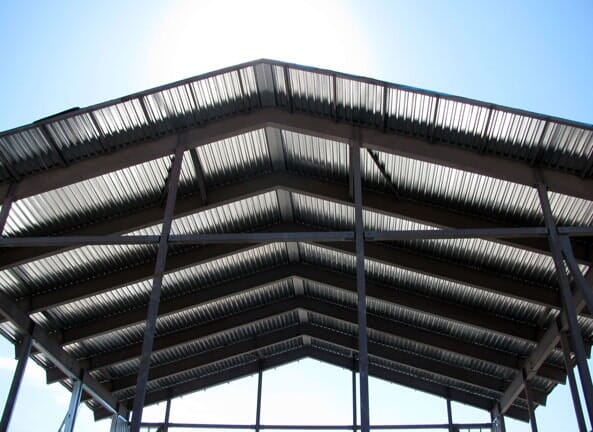 Corrugated Roof For Pavilion - steel homes in Marlboro, NY