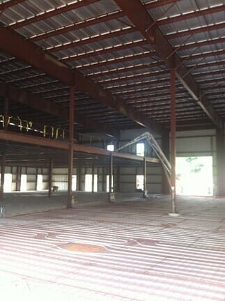 Inside Warehouse - Steel Building in Marlboro NY