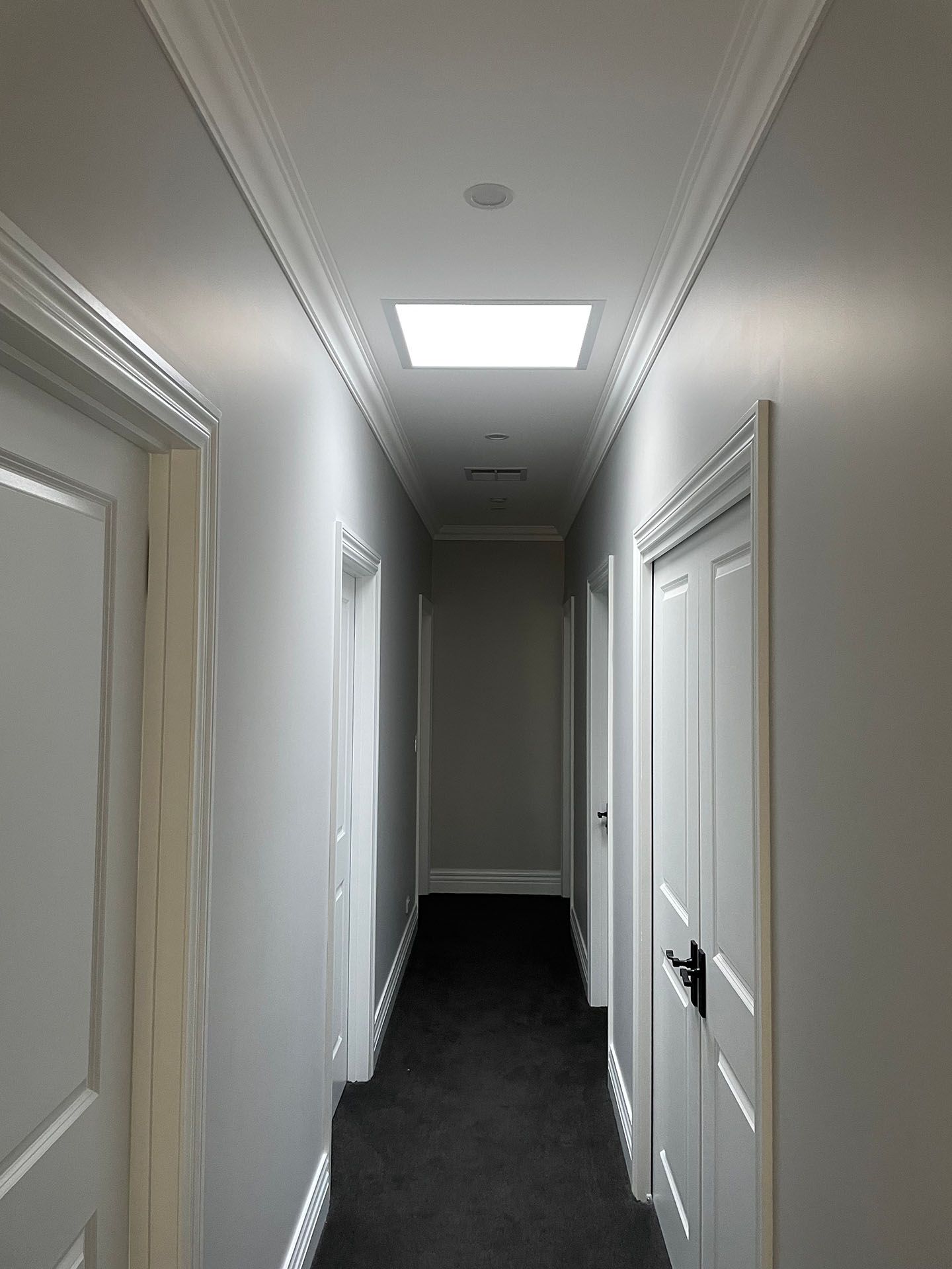 Hall after skylight installation — Hobart, Tasmania — Statewide Skylights
