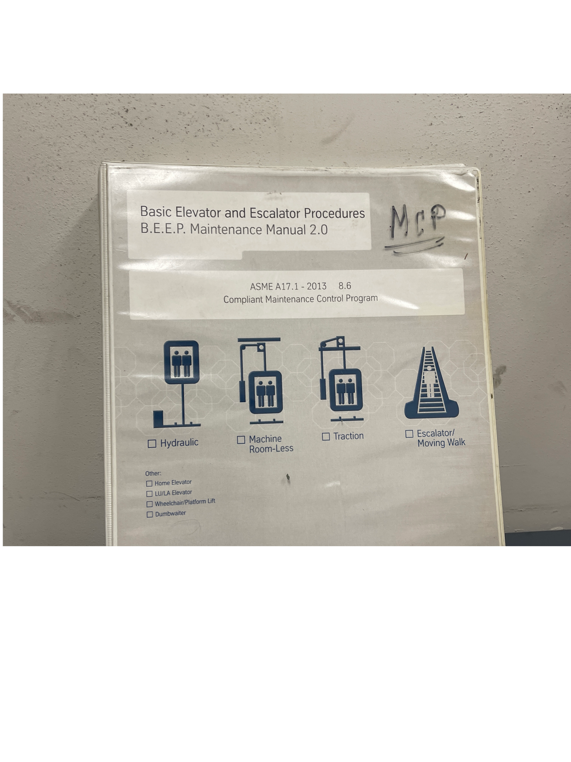 Elevator Maintenance Control Program: What is an elevator MCP?