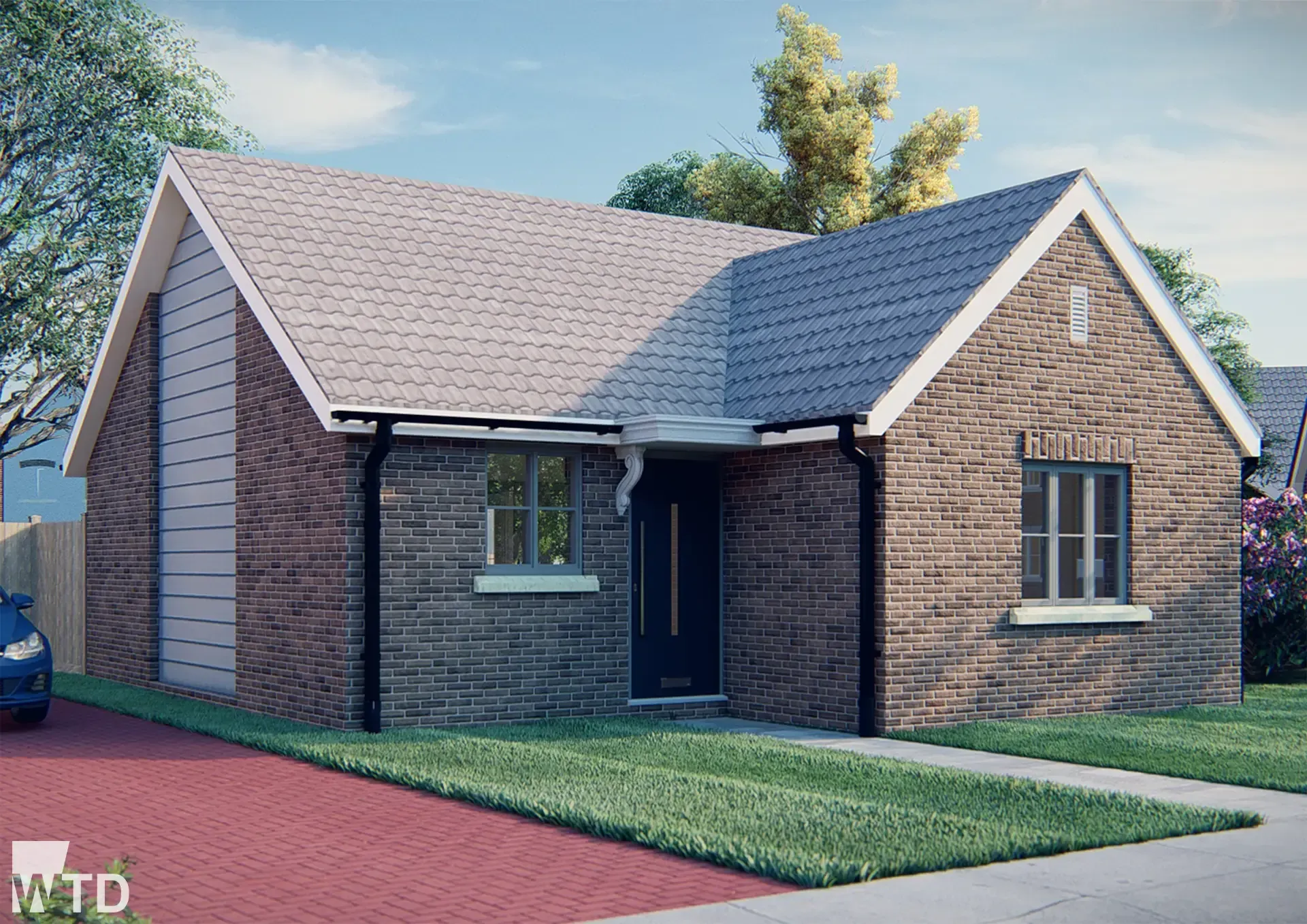 WTD Project - 078-18 Norwich Regeneration Pattern Book - 1 Bed Bungalow Visual