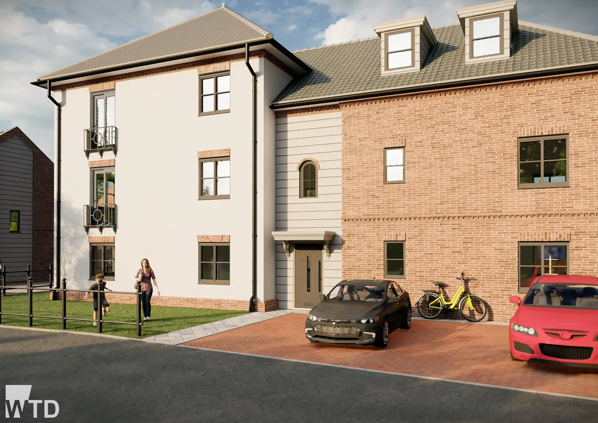 WTD Project - 078-18 Norwich Regeneration Pattern Book - Flat Block Visual