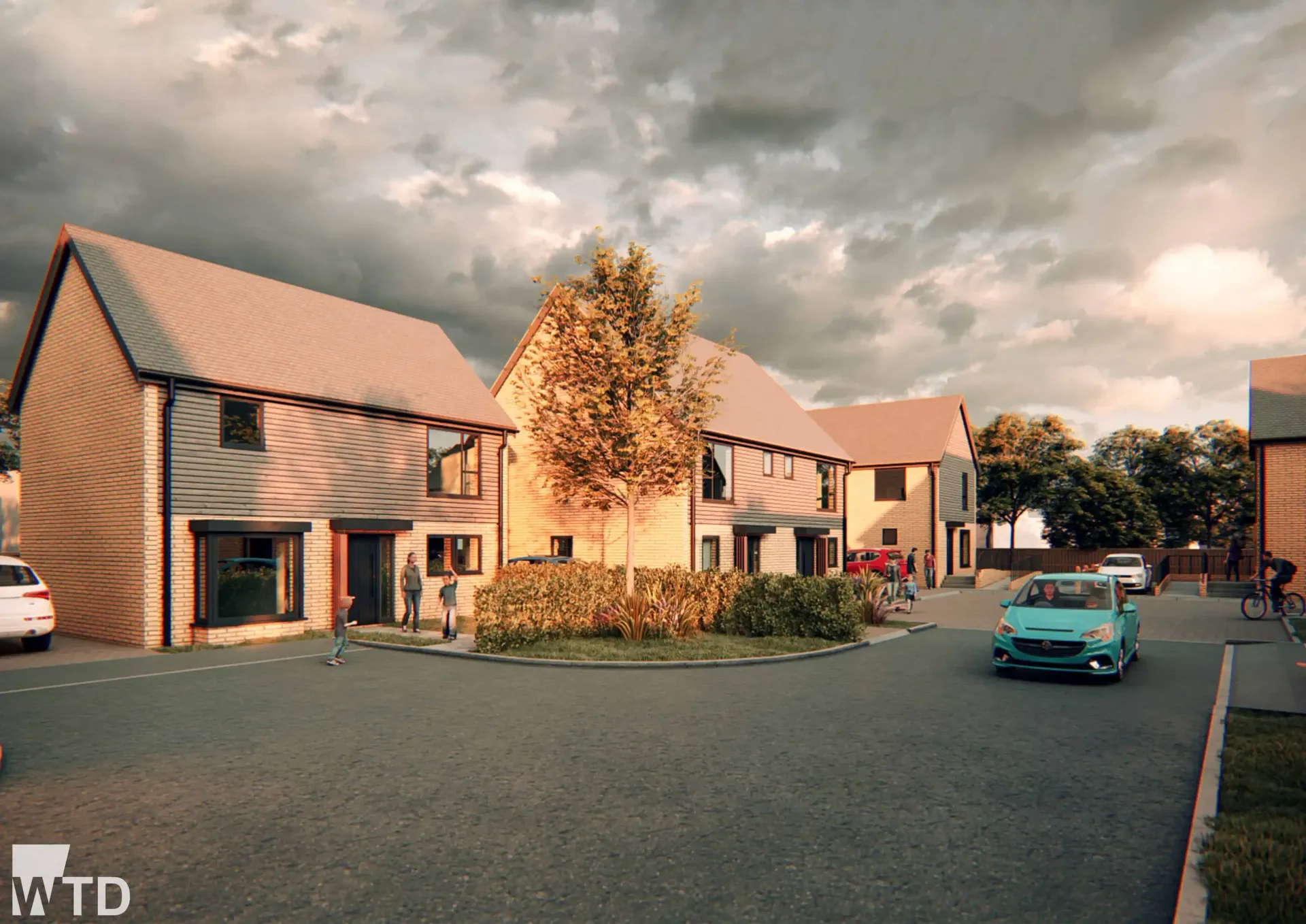 WTD Project - 130-19 Friarscroft - Street Scene