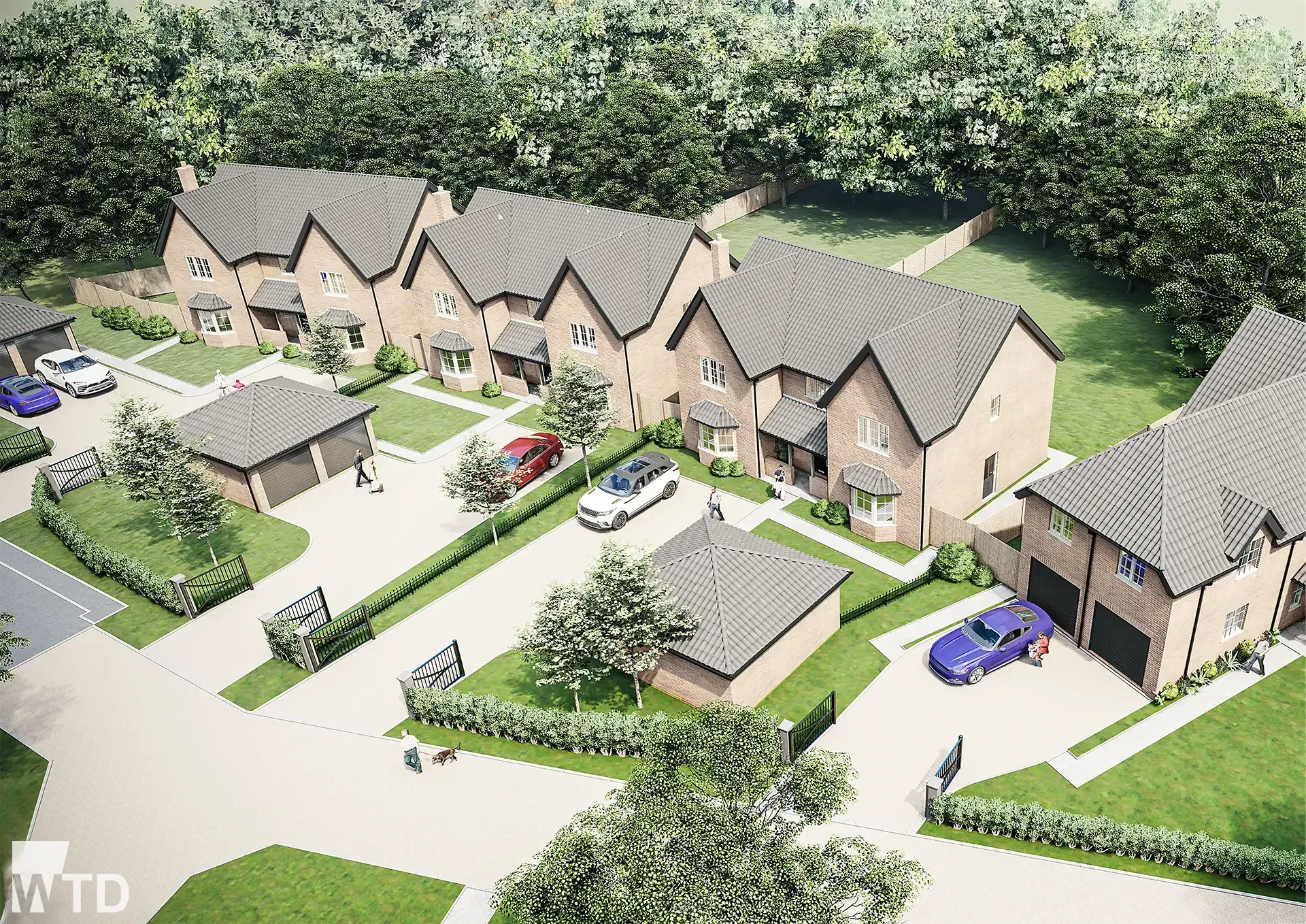 WTD Project - Gislingham - Ariel View