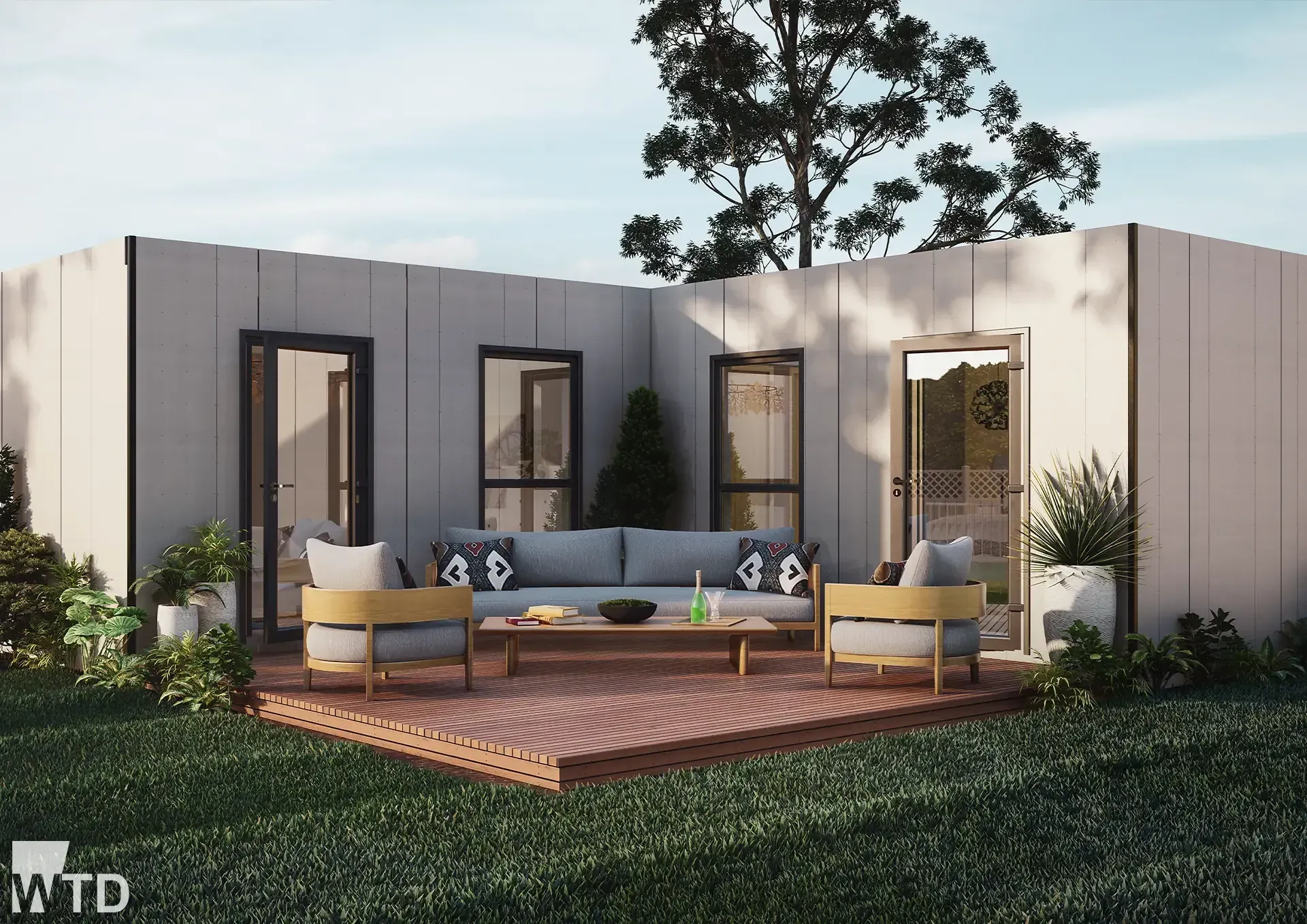 WTD Project - 173-20 Carepods - Carepod 2 Rear View