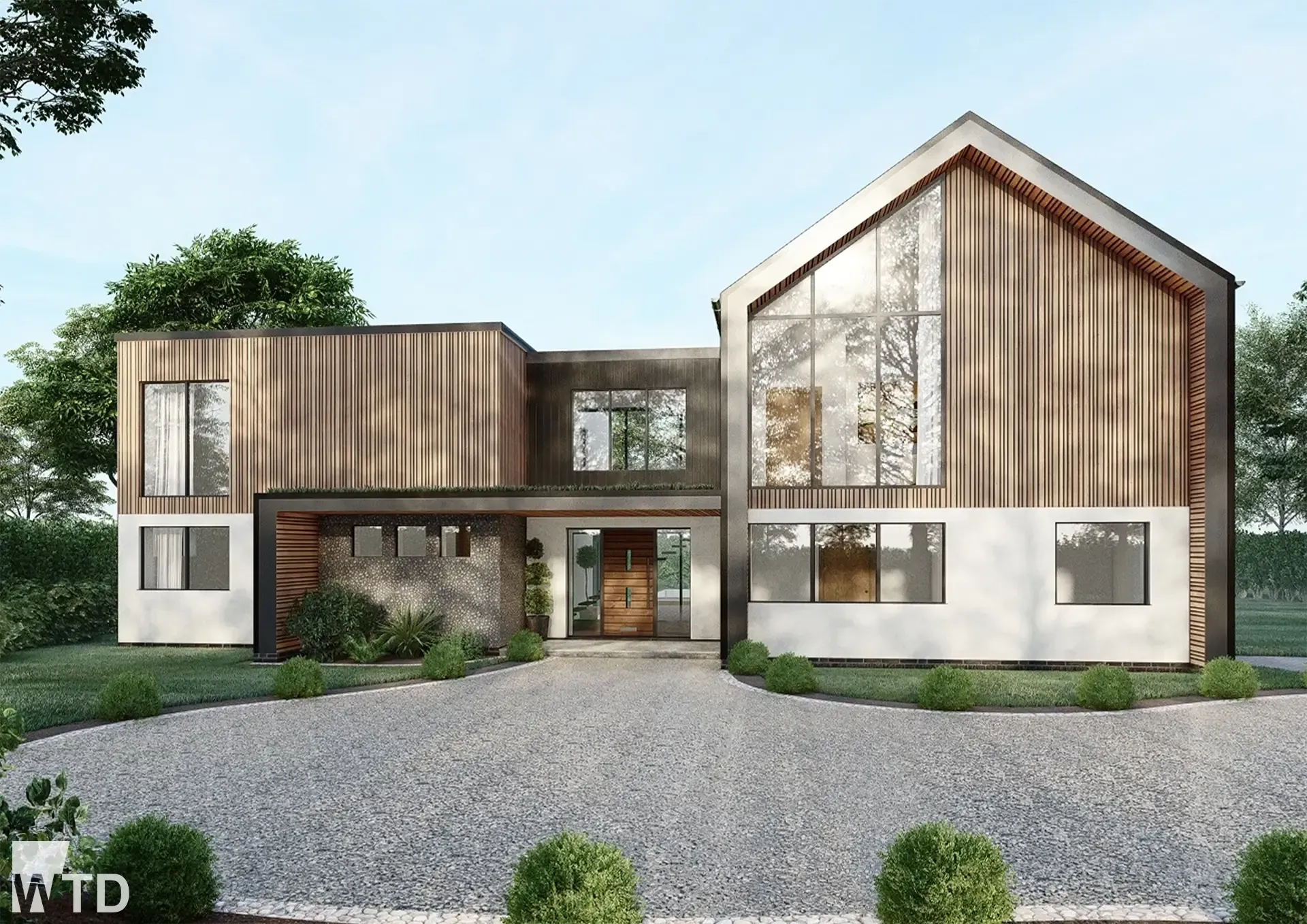 WTD Project - 247-21 East Carleton 
 - Plot 1 Front Visualisations