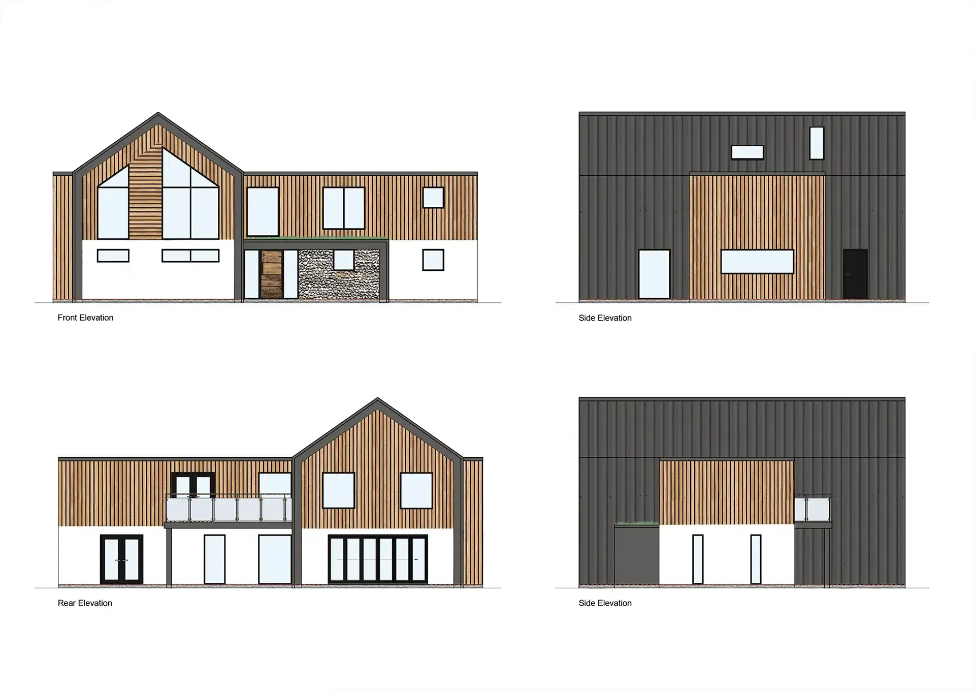 WTD Project - 247-21 East Carleton 
 - Plot  2 Elevations