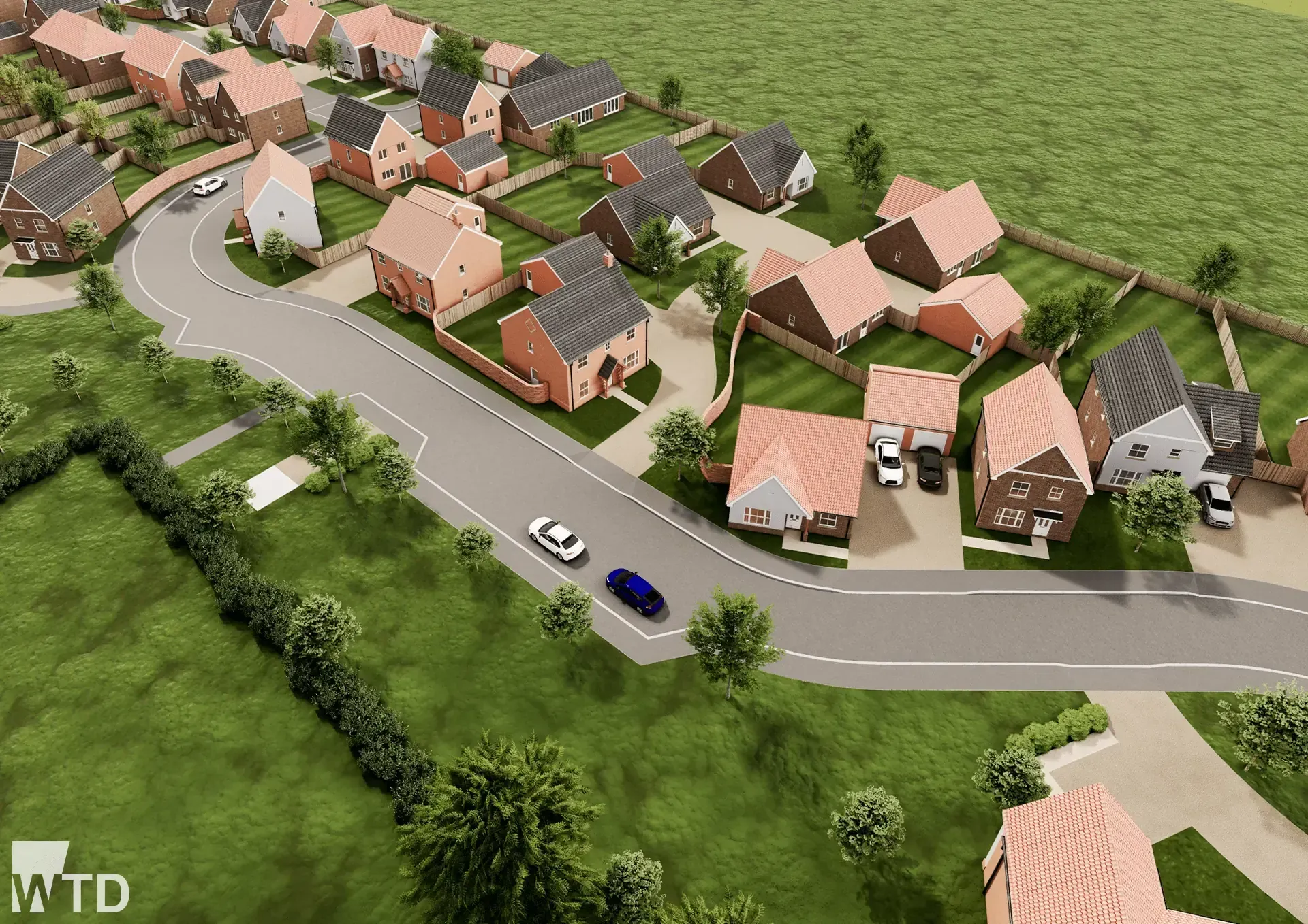 WTD Project - 385-22 Church Road-Wooton - Woodton= Ariel View