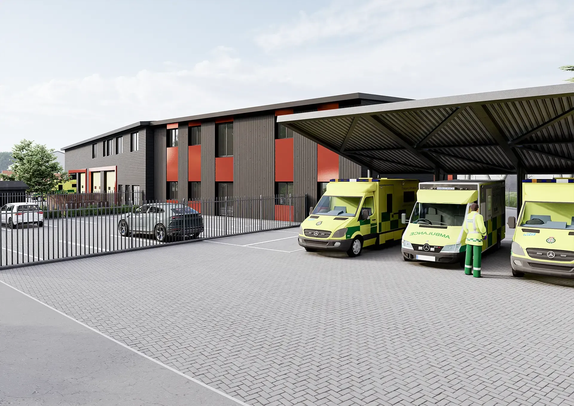 WTDesign Ltd Project - Ipswich Ambulance Station