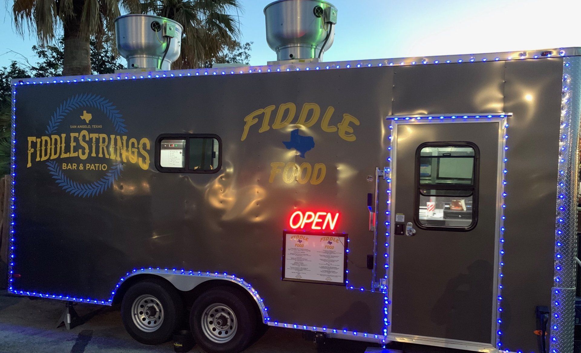 Food Truck Menu New Street Tacos! Fiddlestrings Bar & Patio San