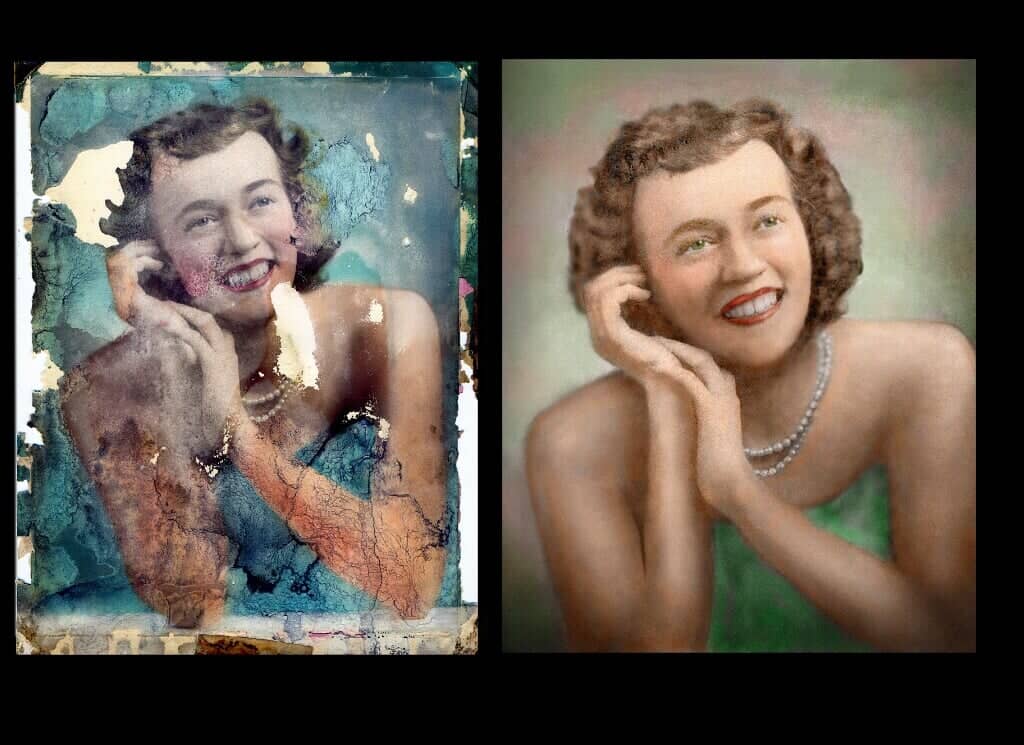 Restored Photo Of Young Lady — Tampa, FL — Bob Baggett Photography Inc