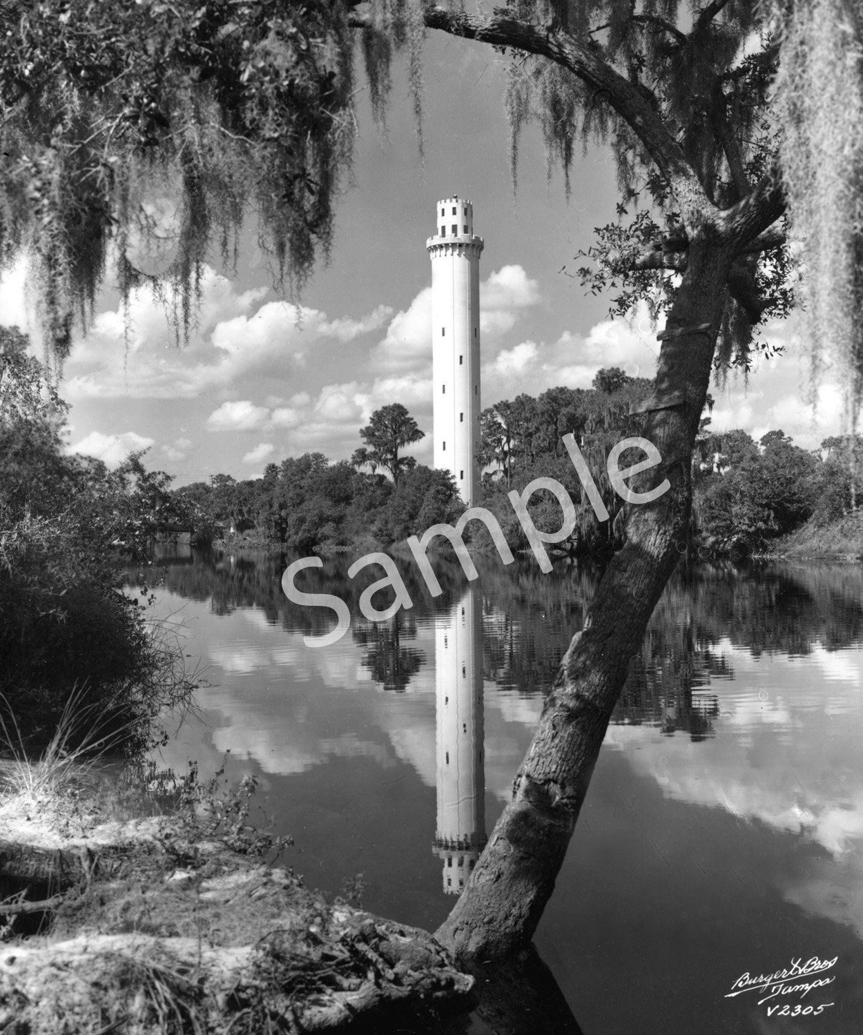 Historical Photo Of A Tower — Tampa, FL — Bob Baggett Photography Inc