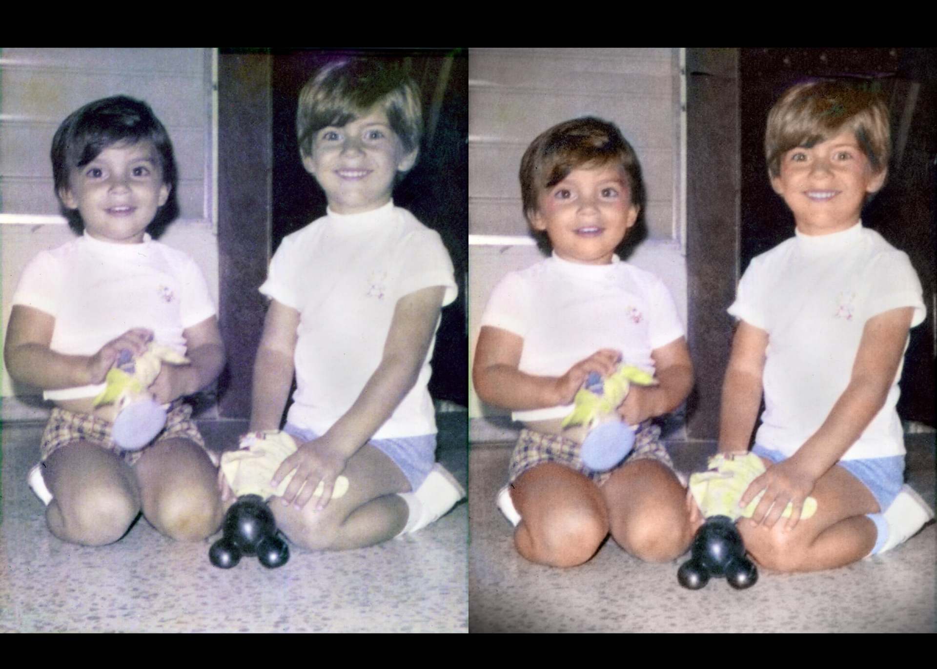 Restored Photo Of Children — Tampa, FL — Bob Baggett Photography Inc
