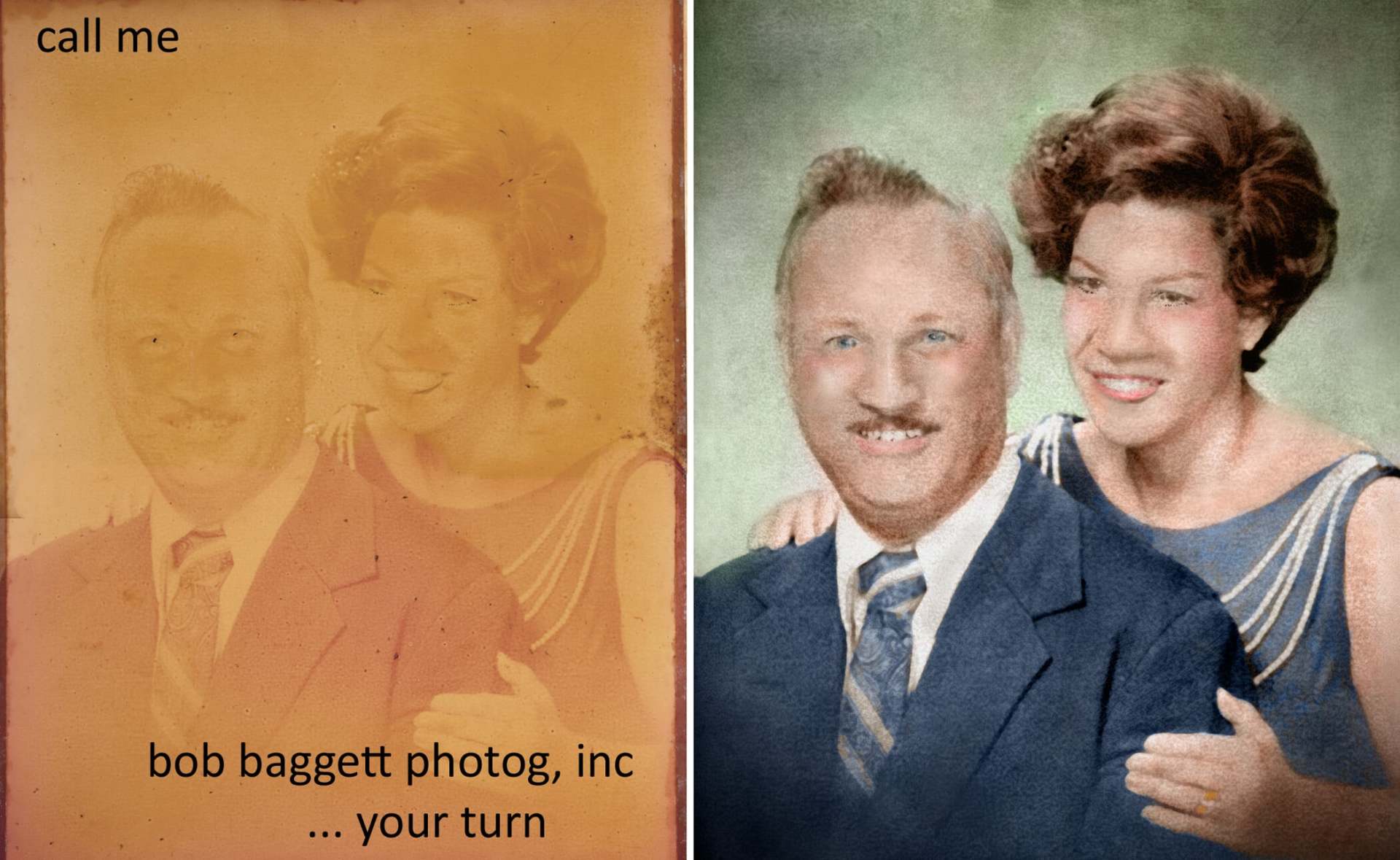 Restored Photo Of Couples — Tampa, FL — Bob Baggett Photography Inc