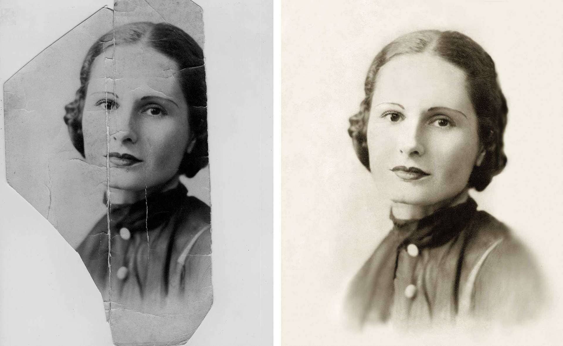 Restored Photo Of A Lady — Tampa, FL — Bob Baggett Photography Inc