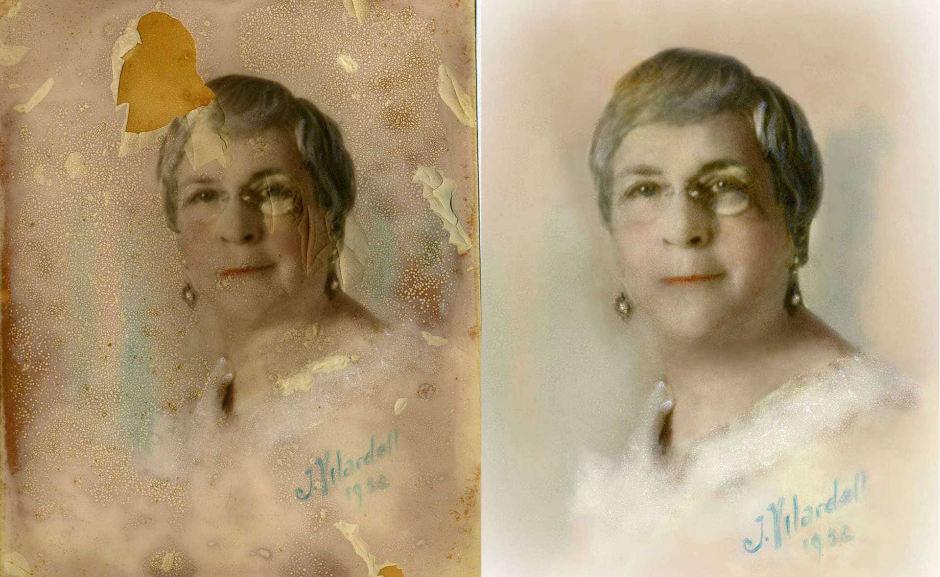 Restoration Of Old Woman — Tampa, FL — Bob Baggett Photography Inc