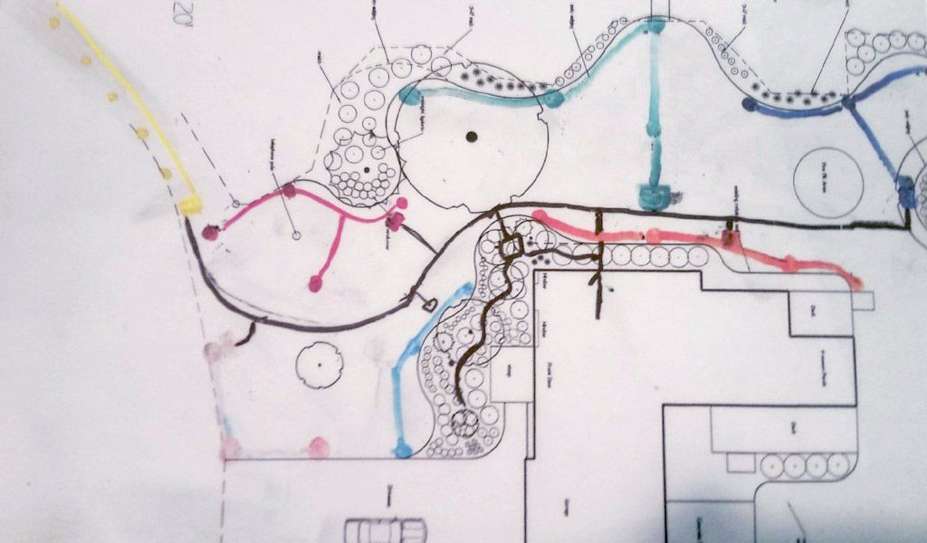 sprinkler system drawing