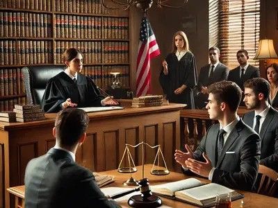 Attorney's defending a man being charged with Insurance Fraud