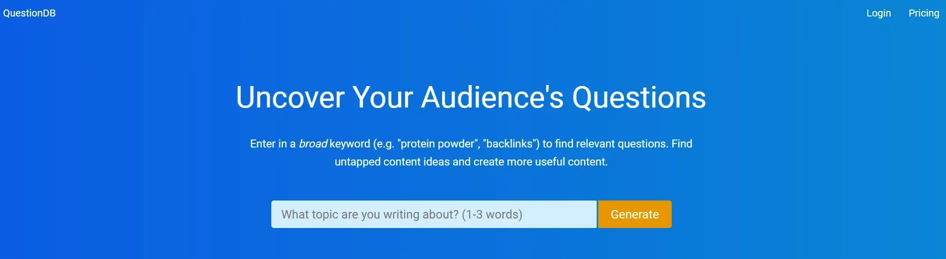 keyword planner