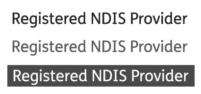 NDIS logo for registered providers