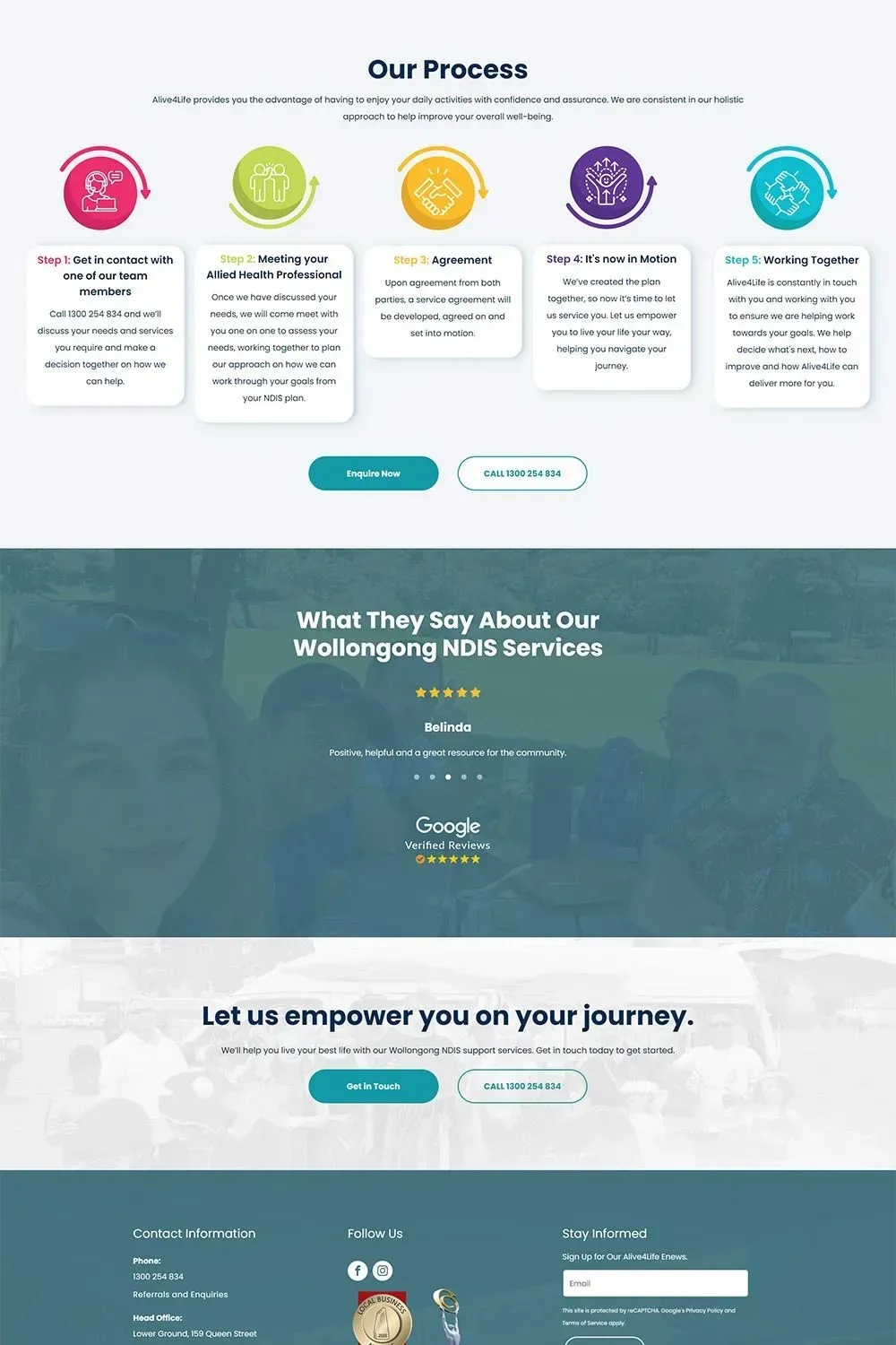 Alive4Life home page preview #3