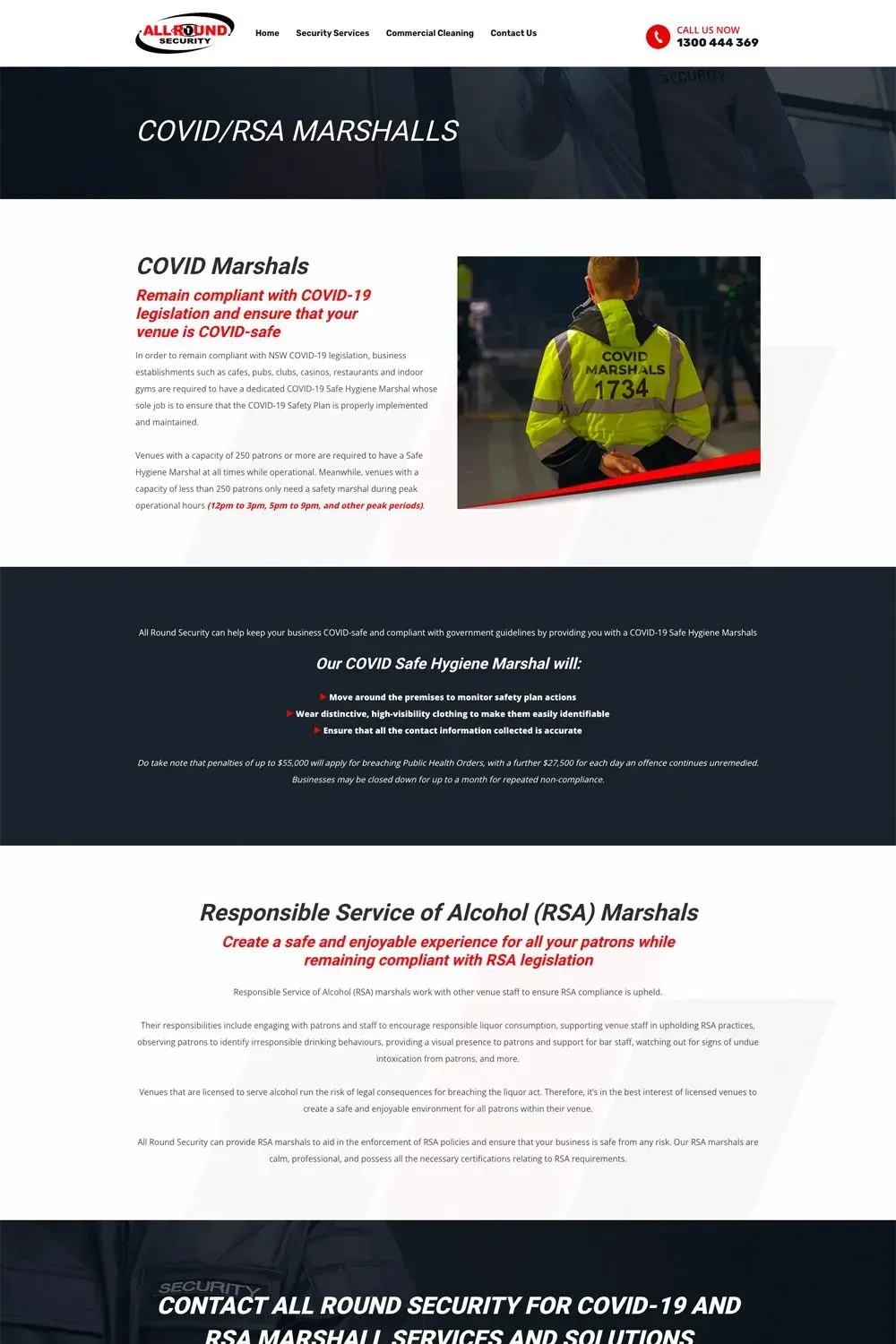 All Round Security internal page preview #2