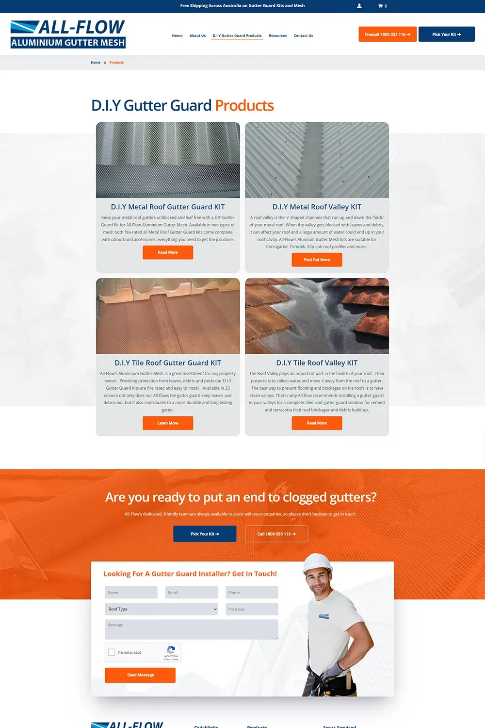 All-Flow internal page preview #2