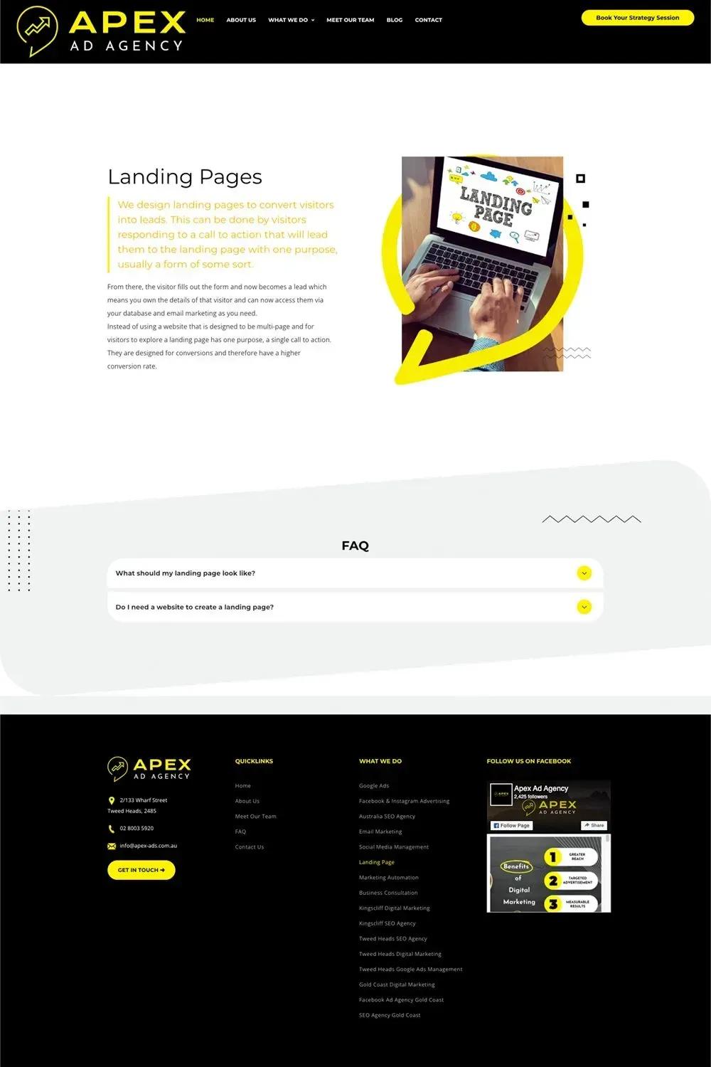 Apex Ad Agency internal page preview #1
