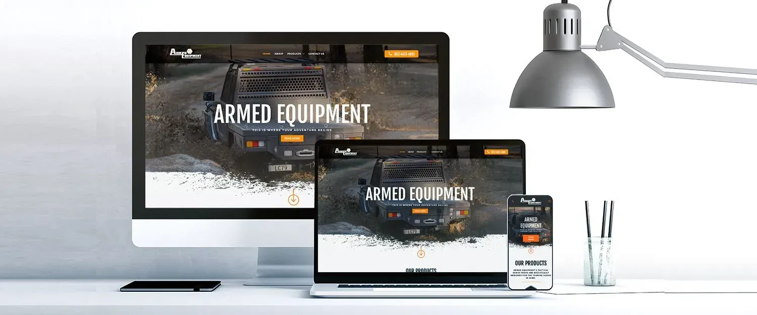 Armed Equipment website preview