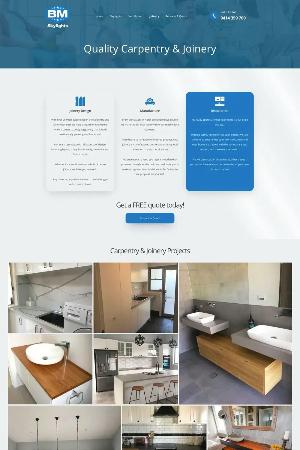 BM Skylights internal page preview #3