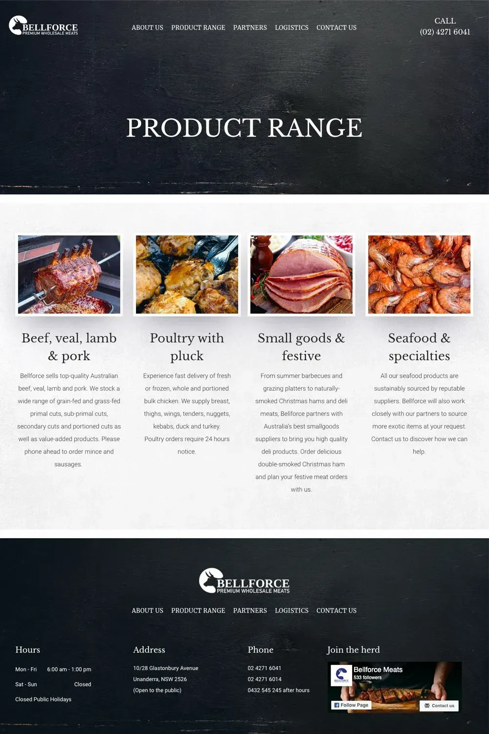 Bellforce Meats internal page preview #1