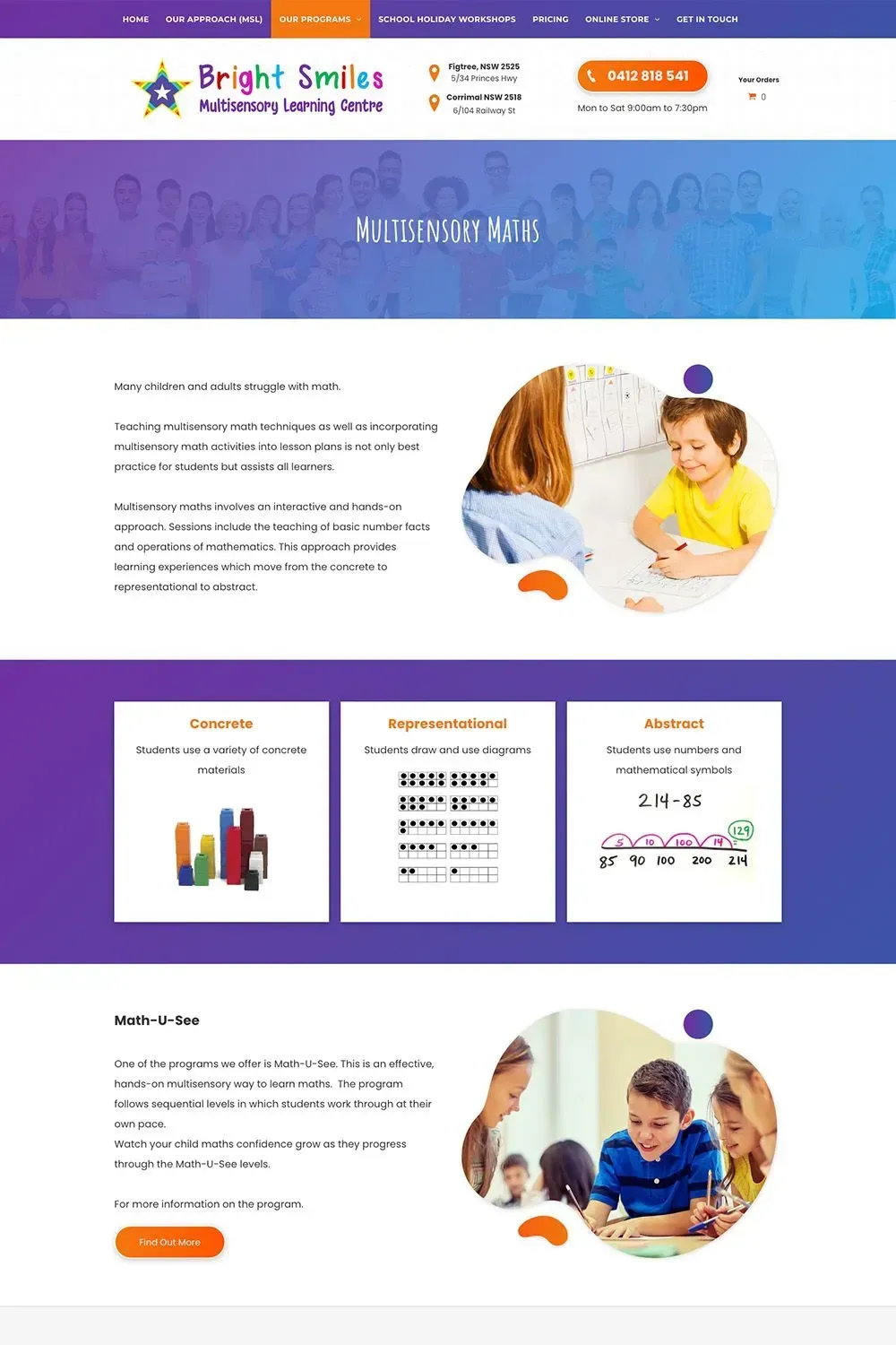 Bright Smiles home page website preview #3