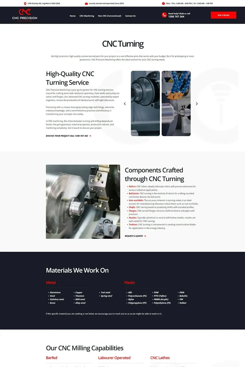 CNC Precision Machining internal page preview #2