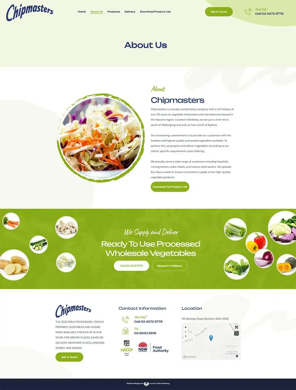 Chipmasters about us page preview
